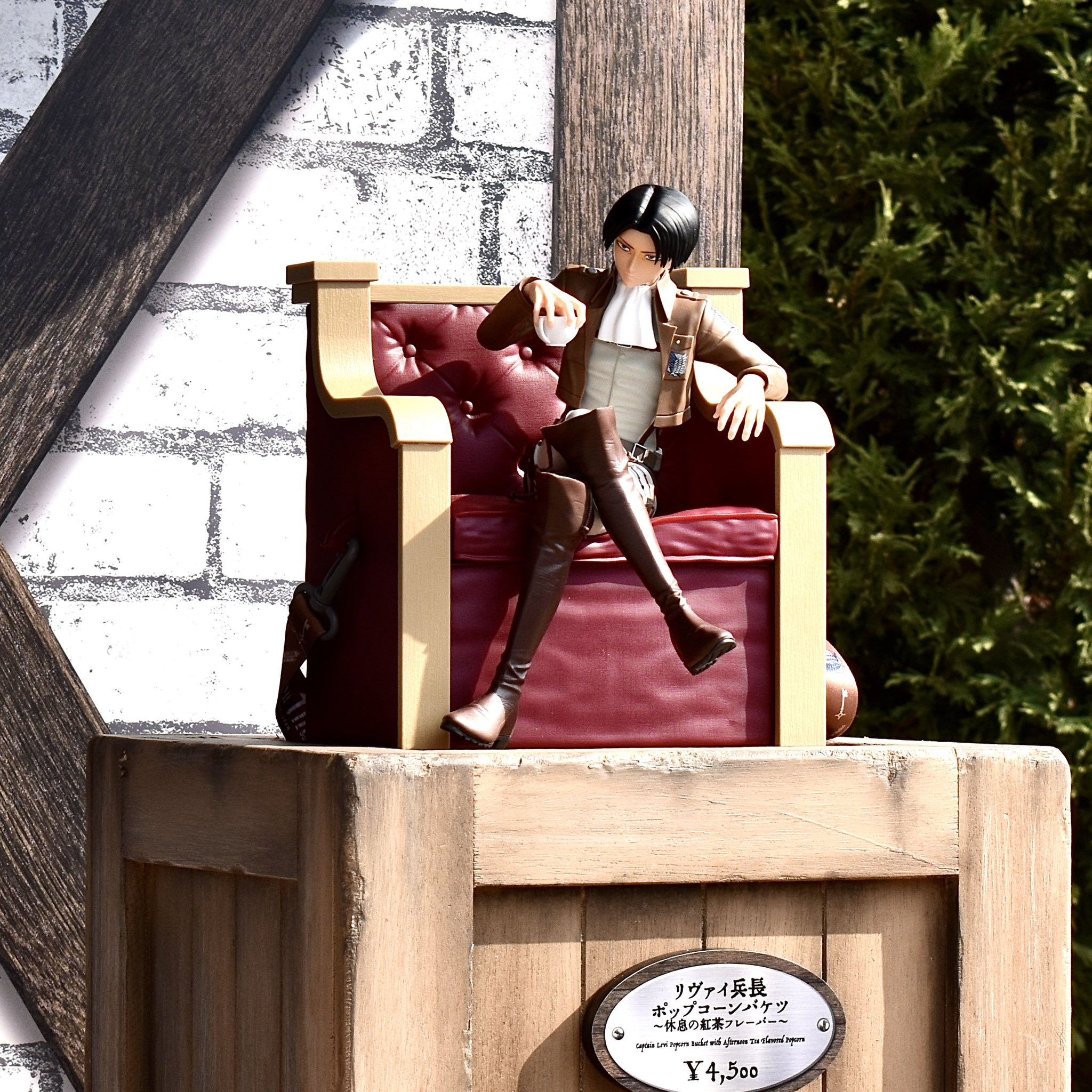 ラスト 新品未開封 USJ 進撃の巨人 リヴァイ ポップコーンバケツ