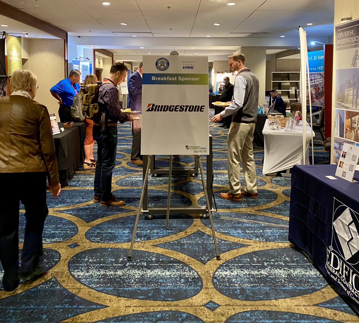 SCAutoCouncil's tweet photo. Kicking off our final day at #SCAutoSum22 with breakfast sponsored by @Bridgestone! https://t.co/GsuQlCpXjC