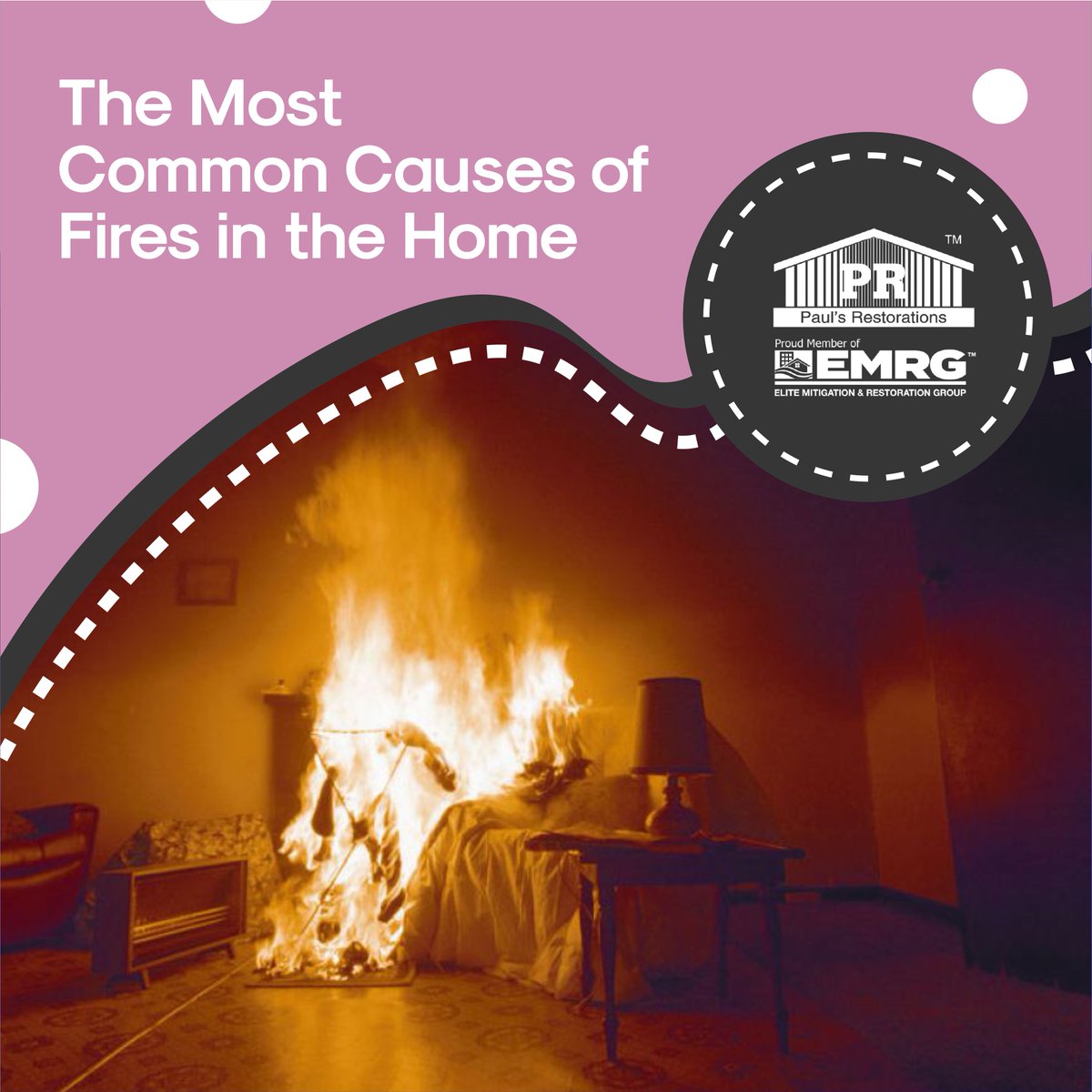 PaulsRest's tweet photo. Most home fires happen when an open flame or heat source is left unsupervised. The most common causes overall include leaving your hot stove, space heaters, or burning candles unattended, and failing to properly extinguish.
-----
🌐 https://t.co/bM6eWqytc9
.
#paulsrestorations https://t.co/vRzMDUTmsv