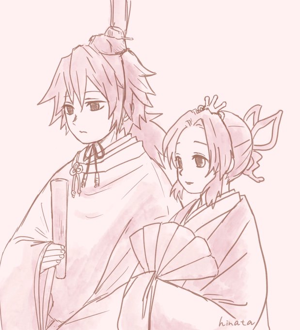 ヒナ祭りなので
2人並んですまし顔な
ぎゆしの🎎 