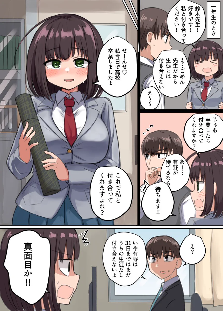 我慢していたのはどっち？3年間我慢していた人www