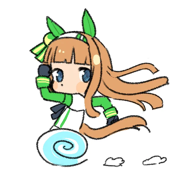 ラクガキ 大逃げスズカ 