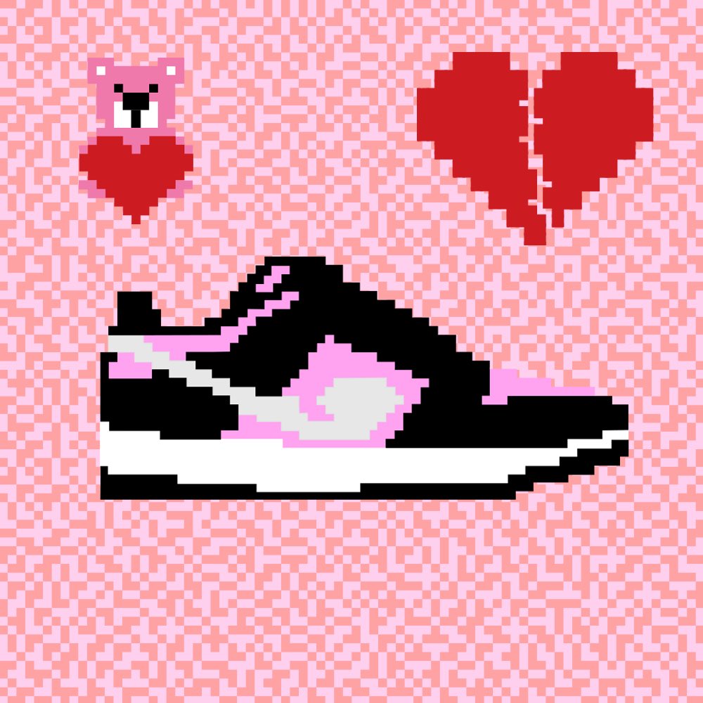 KidSuelz's tweet image. Love my new Valentine Diamond Crypto Dunks! 🚀 Great addition to the collection @NickyDiamonds #DCD #VVS1Gang #vvs1 #diamondsupplyco