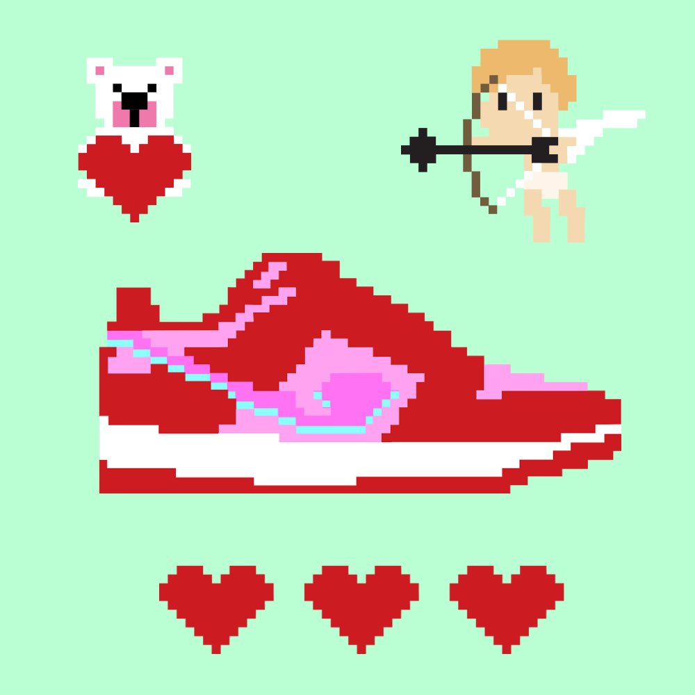 KidSuelz's tweet image. Love my new Valentine Diamond Crypto Dunks! 🚀 Great addition to the collection @NickyDiamonds #DCD #VVS1Gang #vvs1 #diamondsupplyco