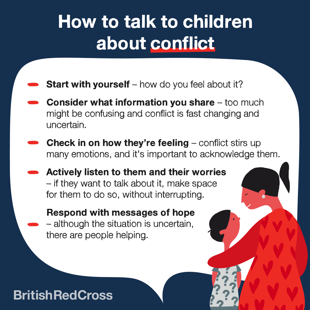 As the situation in #Ukraine continues to escalate, children may be feeling worried or confused after seeing or hearing things at school or online. Follow these tips for approaching honest and open conversations about conflict.