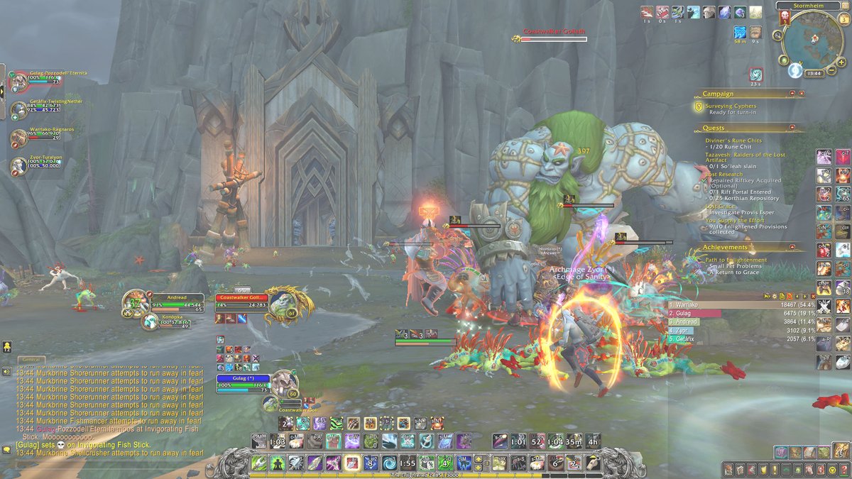 grillzium's tweet image. beastmastery🦉🏹🐺Hunter[224]ilvl orc/DPS &amp;amp; [LFG⛰Horde #Shadowlands Heroic Tazavesh Dungeon] #Warcraft [PvE] 9.2 #ChainsOfDomination