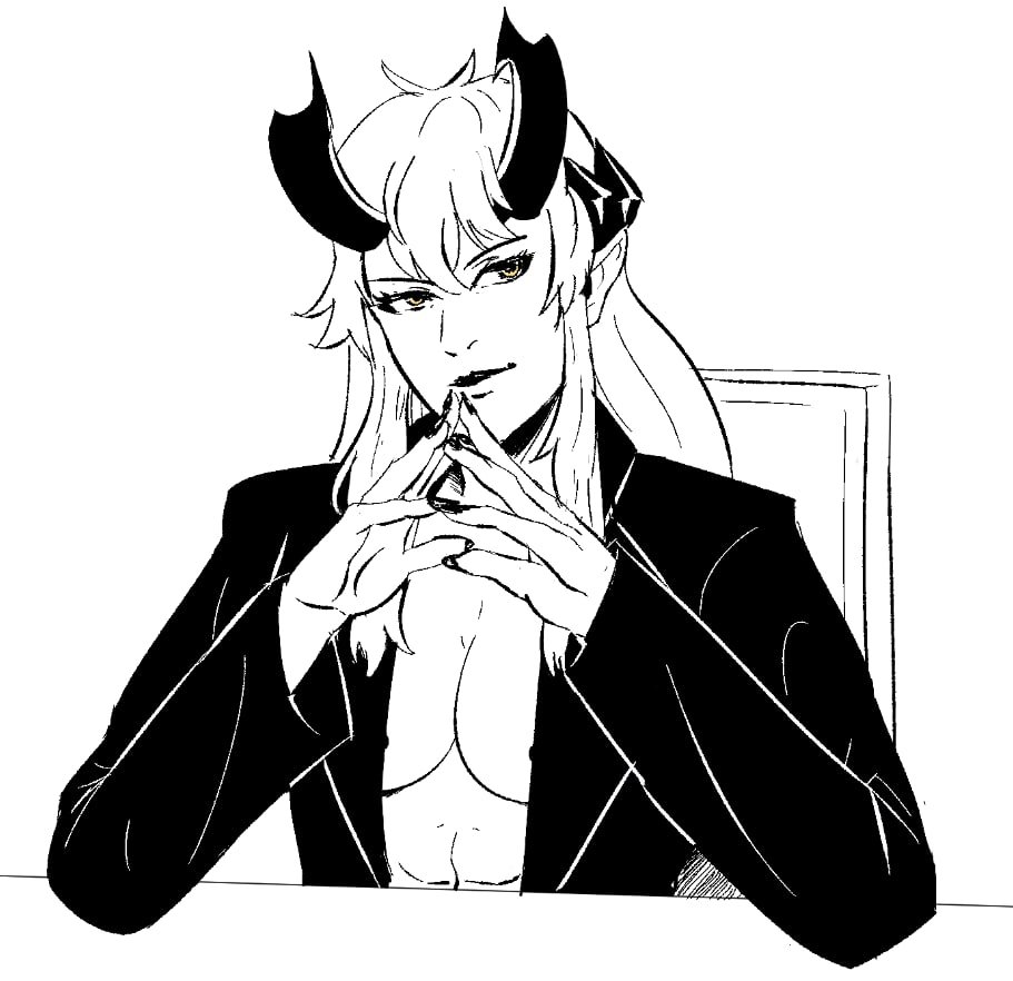 spicykaffee's tweet photo. Vel sketch fanart 

(webtoon: #MageAndDemonQueen by @Color_LES ) https://t.co/shVuGJSlc4