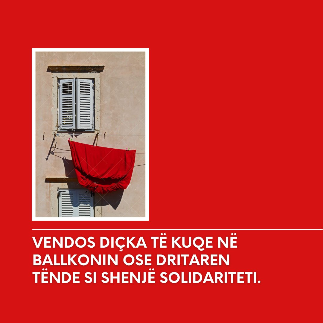 Marshojme's tweet photo. 🔴 Bashkoju marshit në Prishtinë;
🔴 Vendos diçka të kuqe në ballkonin ose dritaren tënde si shenjë solidariteti;
🔴 Tregona se pse po marshon duke përdorë hashtag-un #marshojsepse
🔴 Kujtoja shoqeve, shokëve e familjareve/ëve me dalë në marsh! https://t.co/4eZdEgpSOf