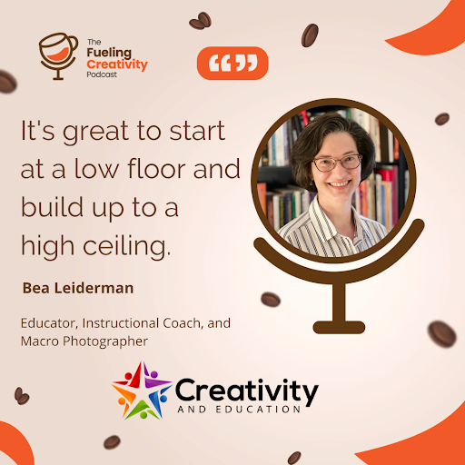 CreativityandE's tweet photo. Listen to another one of the #fuelingcreativity #podcast’s amazing episodes!
This week, we engage in a #conversation with Bea Leiderman who is an #educational technology coach with over 20 years of experience in education.
Find the podcast here: https://t.co/8qaUquRwKP https://t.co/M7PUjbszQk