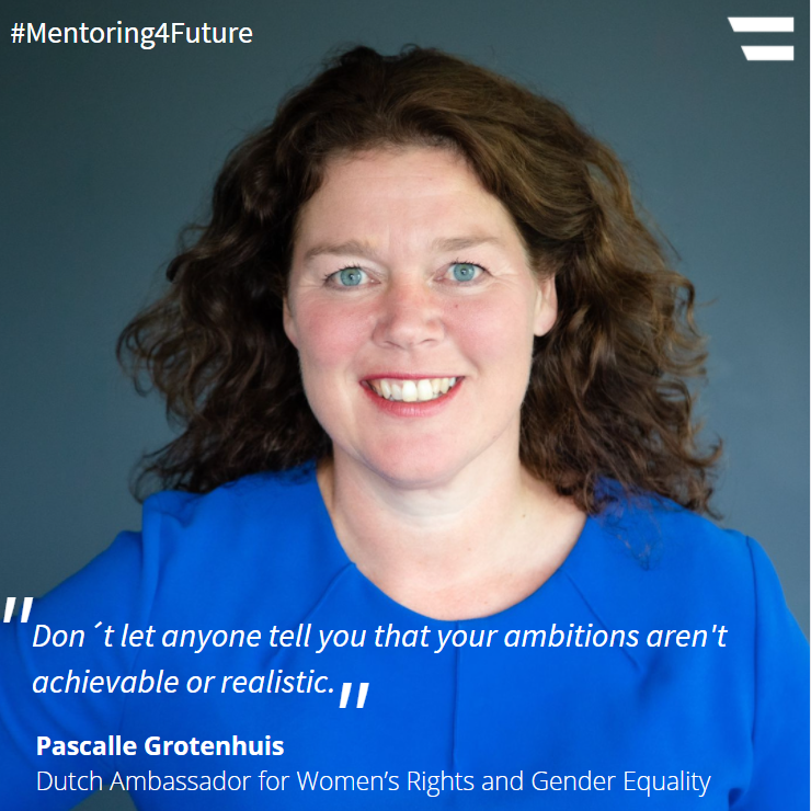 AustriainNL's tweet photo. .@PMGrotenhuis is the 🇳🇱 Ambassador for Women’s Rights &amp; Gender Equality and mentor of our #Mentoring4Future program. She advises young women to expand their knowledge, speak to experts and express their ambitions. Want to become a mentee? Contact womenilnl@gmail.com #WILNetwork https://t.co/lJNUtGwDKX