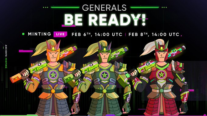 Kmino91's tweet photo. 🔥'2022 Gonna Be #SolCool' is a huge success🔥

@ProjectGalaxyHQ x @Ancient8_gg event has now ended. Please mark your calendar to claim your #NFT reward.

⏰ Event NFT claiming time: Ends at 15:00 UTC, Feb 28

⏰Saint Giong NFT minting time: 6:00 UTC, Mar 3 - 6:00 UTC, Mar 6 https://t.co/kItfBGVCK0