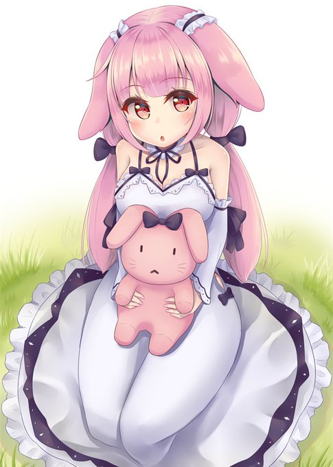 うさぎの日との事で、ロップイヤーちゃん
#うさぎの日 