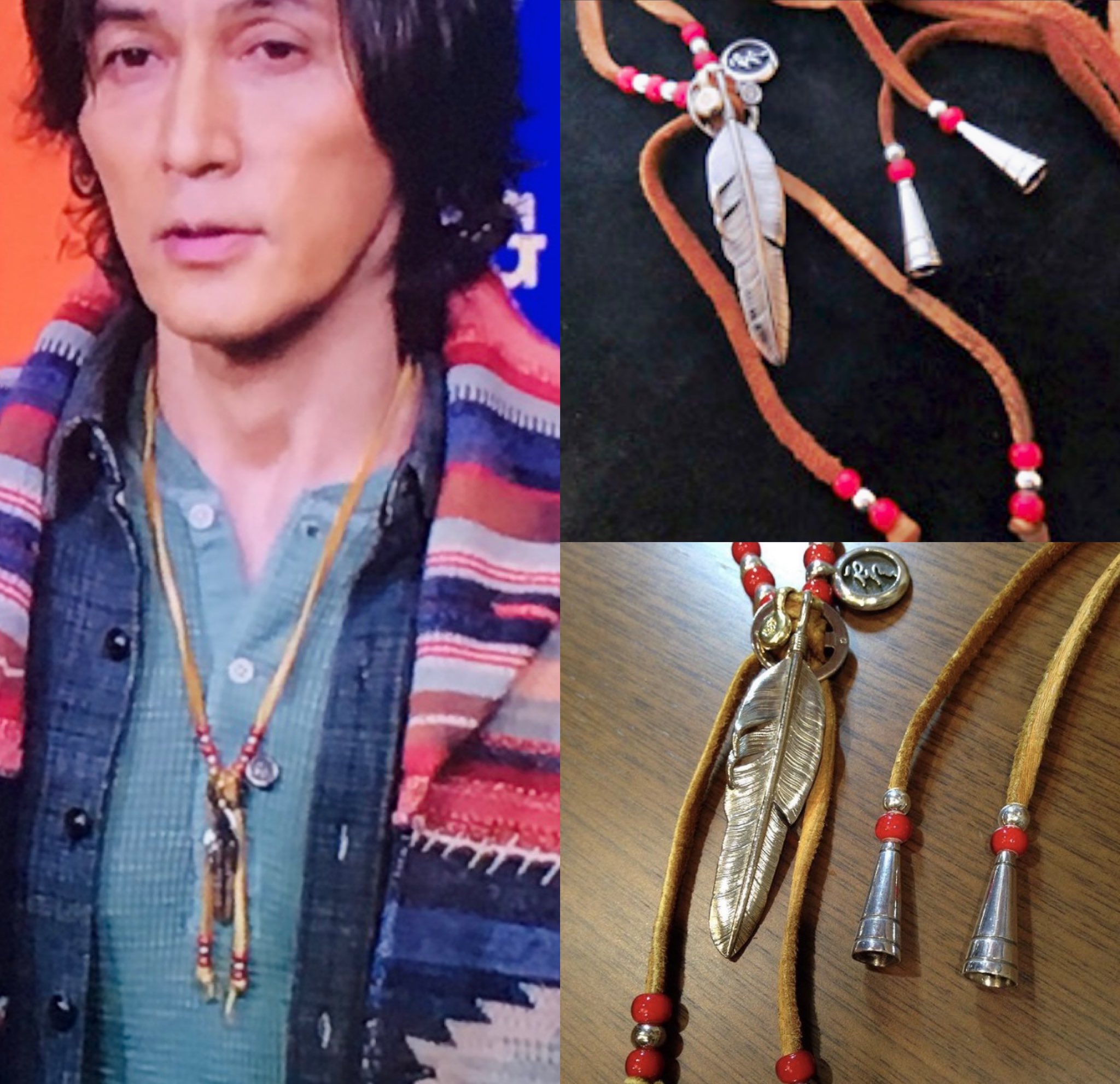 激レアB'z 稲葉さん 着用 shaft silver works ネックレス marz.jp