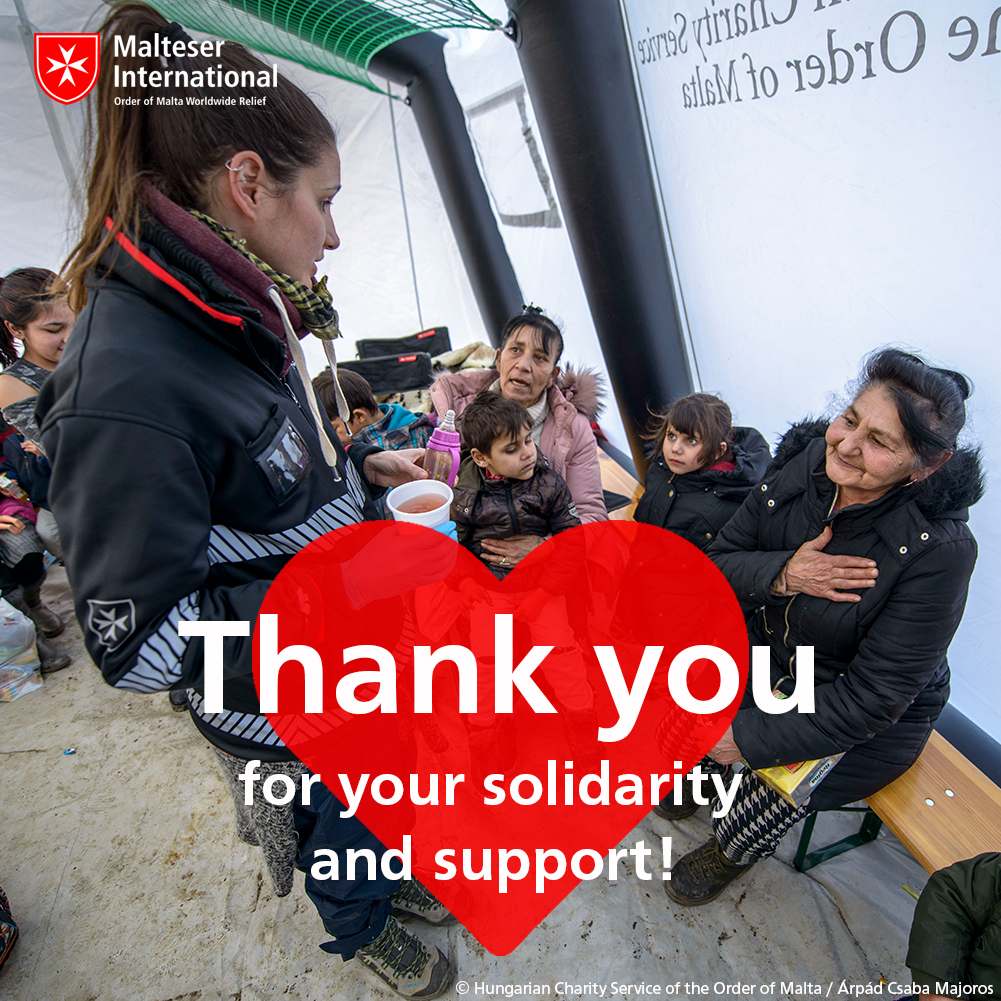 We are overwhelmed by your suppport and solidarity! Our colleagues in #Ukraine, #Poland, #Slovakia, #Hungary, #Romania and #Lithuania are working day and night to help the people in need. It is also through your support that they find the strength to do this incredible work.💪
