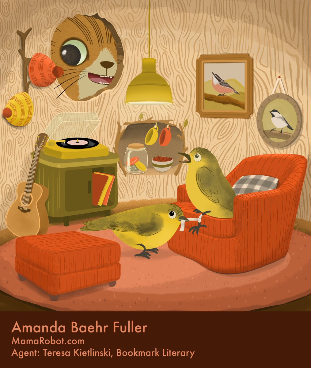 Happy #KidLitArtPostcard day! See more of my work at MamaRobot.com and instagram.com/mamarobot
I'm represented by the fantastic <a href="/teresakie/">bookmark literary</a> ✨
