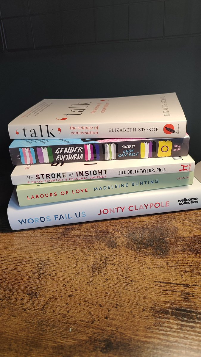 This delightful little #bookstack is proving to be very distracting 😩 #slt2b