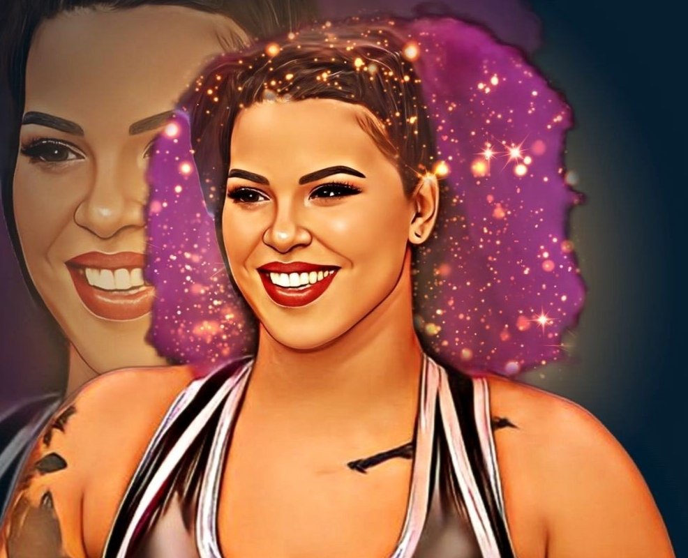 AntonyMura's tweet photo. @willowwrestles #BigHair #BigSmile ๐ #Babewithpower ๐ช #FanArt #AEW โค๏ธ https://t.co/cZTBJfKHad