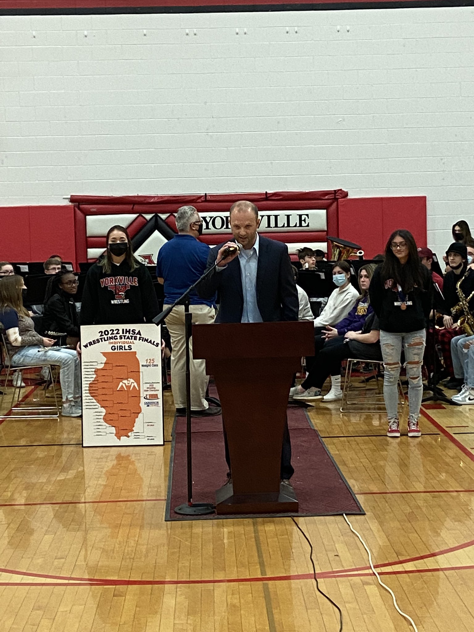 Yorkville High School on Twitter "YHS Championship Assembly to honor