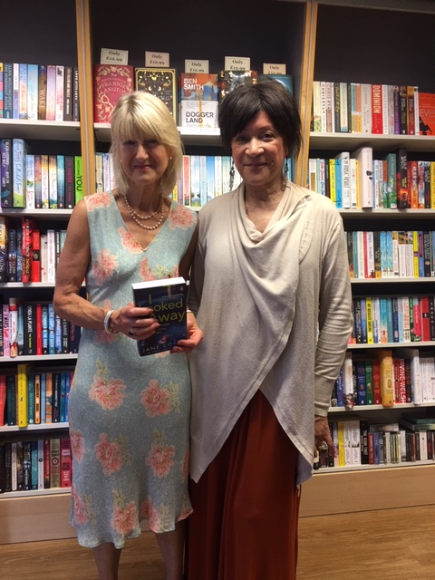 Me with my favourite Devon author - Sunday Times best-selling novelist Jane Corry