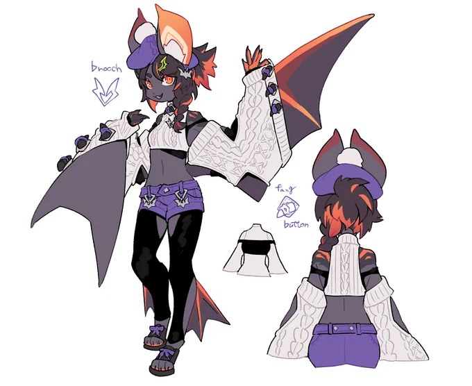 Thank you for commission! Designed the outfit🦇
https://t.co/qfHzO7ATIR #Skeb #Commission @skeb_jpより 