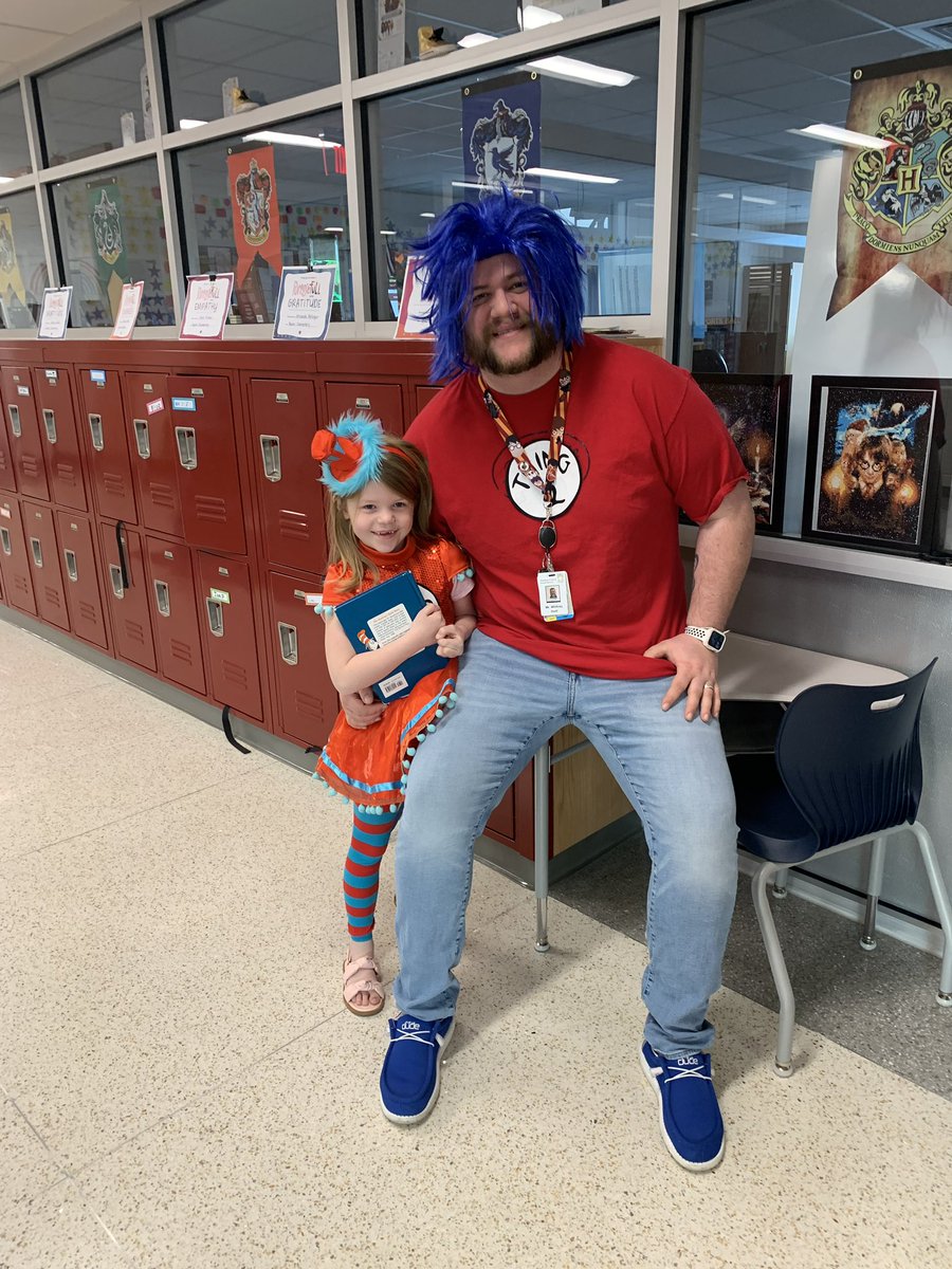 Where there is a Thing 1, there has to be a Thing 2! So blessed to be able to teach at the same school my kids go to.