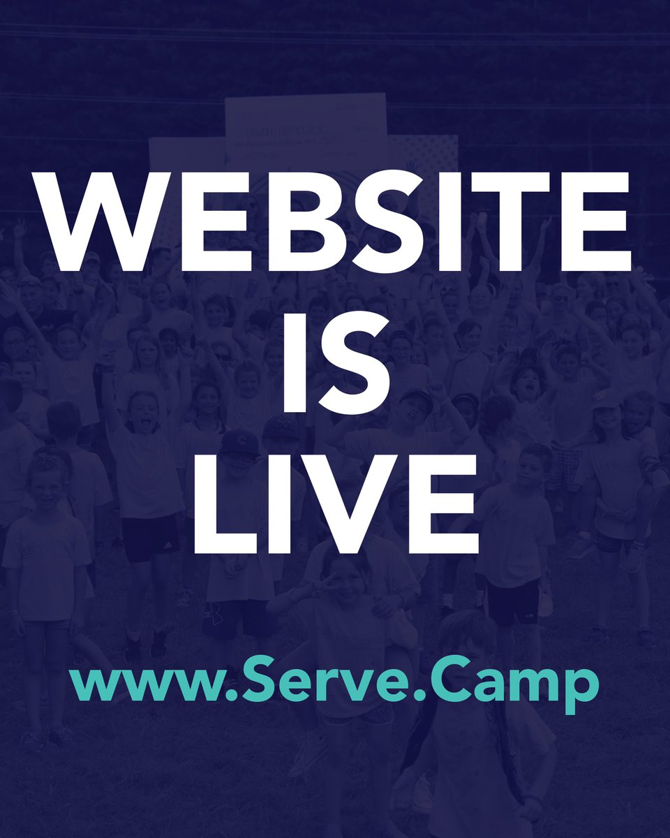 ServeCamp's tweet photo. In case you missed it yesterday…WEBSITE IS LIVE! Loudoun Registration opens Saturday, March 5th at noon! https://t.co/tzsuV7veke