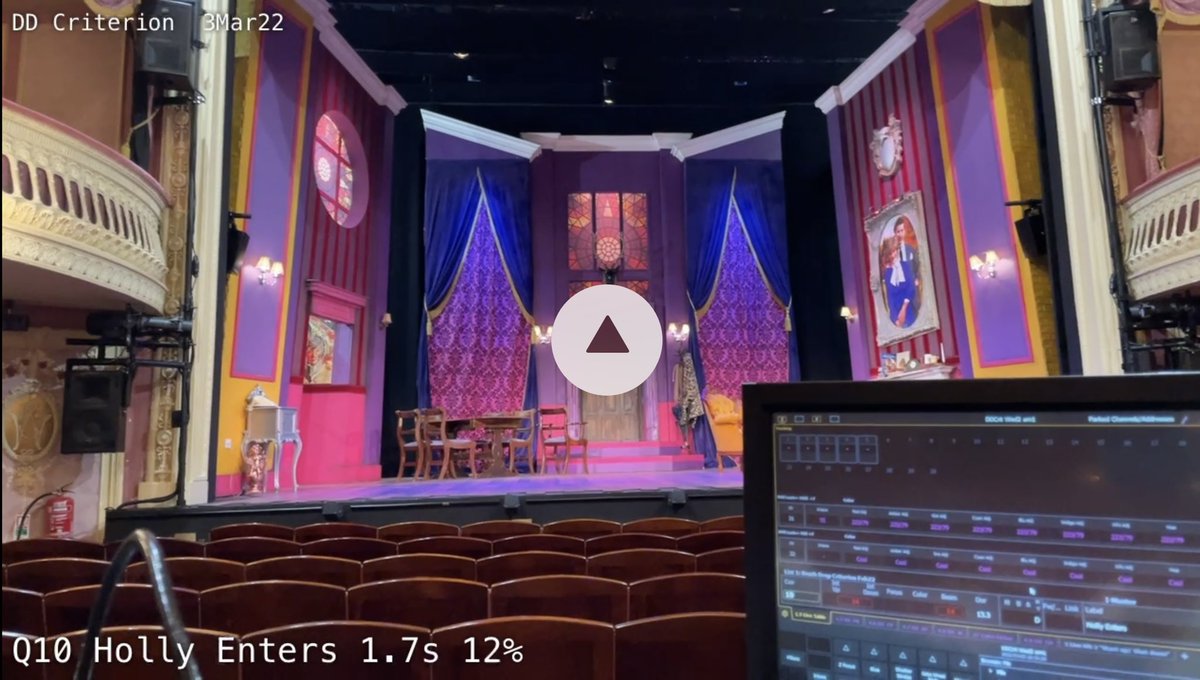 Weird_Lighting's tweet photo. Really enjoying implementing @getVorApp on @deathdropplay for proper, instant show lighting documentation. 👍🏻💡#lightingdesign #vorapp #westend #stagelighting #etceos https://t.co/bP1X8x90uU