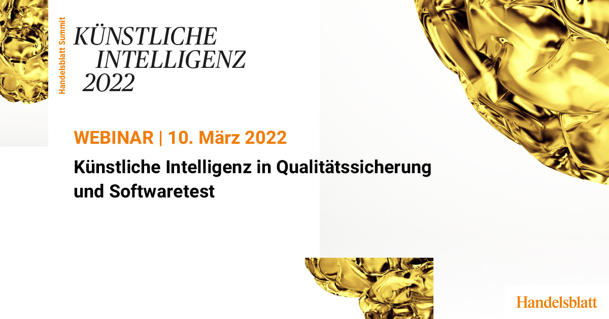 Dieses @Handelsblatt -Webinar wendet sich an alle CIOs, IT-Entscheidungsträger, Programm- und Projektmanager, Architekten, Testmanager und IT-Leiter, die mehr über zukunftweisende Technologien im Bereich #Testen und #Qualitätssicherung erfahren möchten. bit.ly/3tnooPX