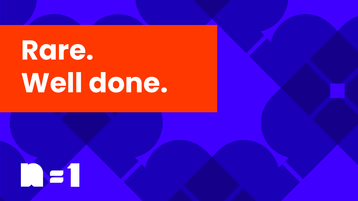 #RareDisease isn’t about patient ‘populations’. It’s about small numbers of people each with their unique disease experiences and states that need to be heard. That's n=1 #RareDiseaseAwareness #RareDiseaseDay #Lifechanging Visit us at n-equals-1.com
