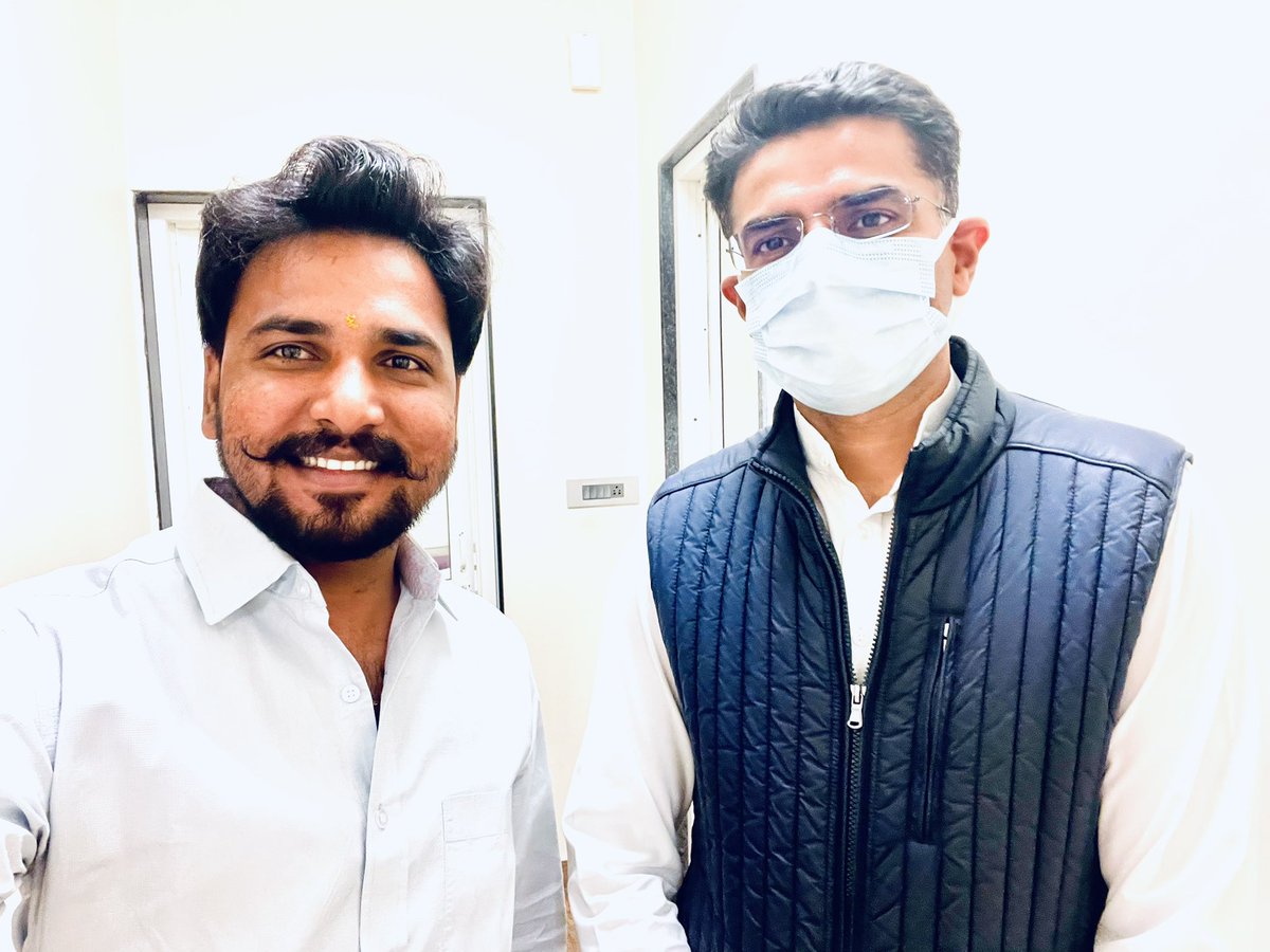 Mahaveergurjar_'s tweet photo. Today With Popular Leader Shree #SachinPilot  Ji at Jaipur
@SachinPilot https://t.co/iZ1mdHu5jh