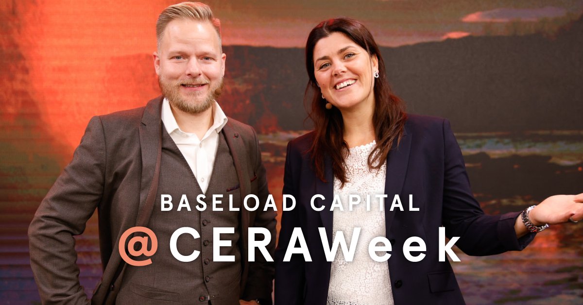BaseloadCapital's tweet photo. Baseload Capital is extremely excited to be a featured speaker at this year's @CERAWeek – The World's Premier Energy Event. Join us:
https://t.co/KUehm4NZz3
 #geothermal #heatpower #insights #theswitch #baseloadcapital #ceraweek https://t.co/0aAQlX1nxL