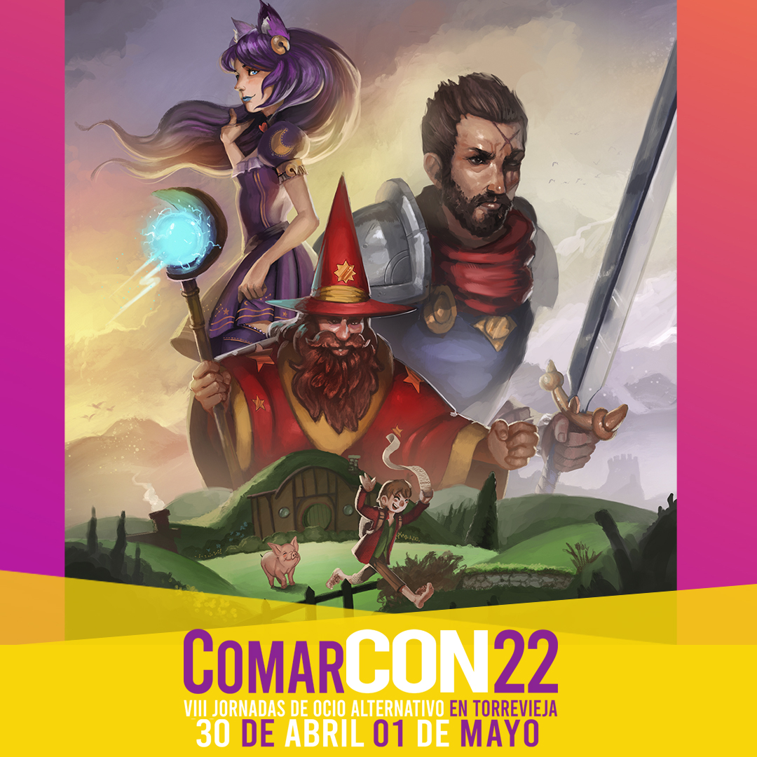 Vuelve la #ComarCON 

Los días 30 de Abril y 1 de Mayo en el Palacio de los deportes de #Torrevieja.

Todo el #OcioAlternativo

#Juegosdemesa #rol #Manga #Anime #videojuegos #Concursos #Talleres #Charlas y mucho más. 

Más info en lacomarcon.com