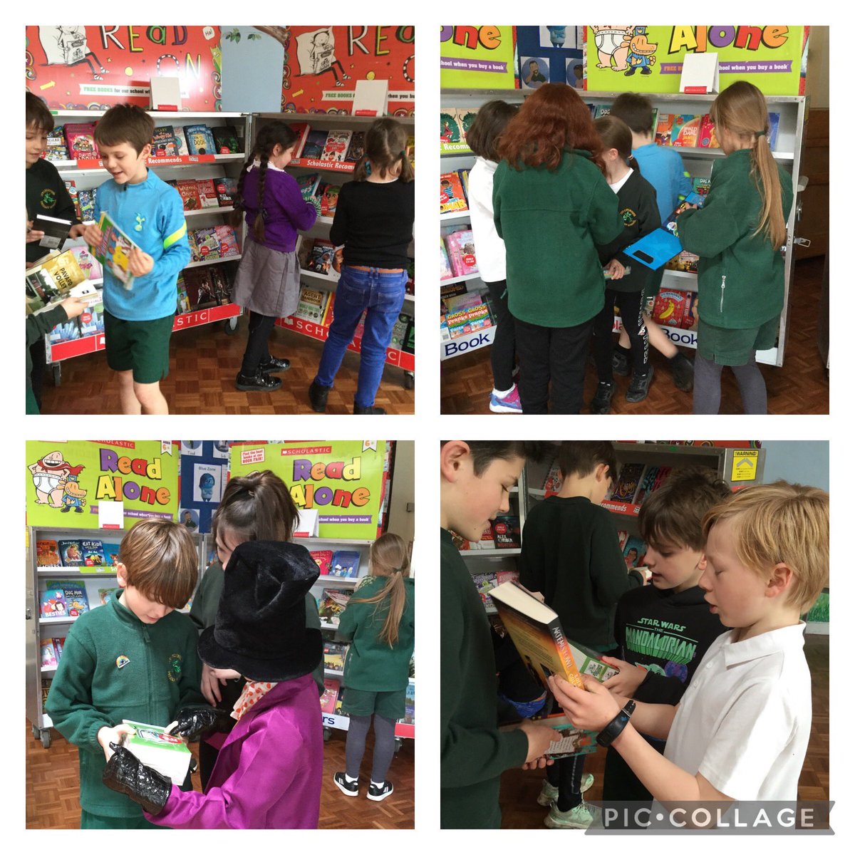 We are so excited about these books! Don’t forget to come to the book fair and bring your token for a free book! Thank you to Miss Burton for organising!