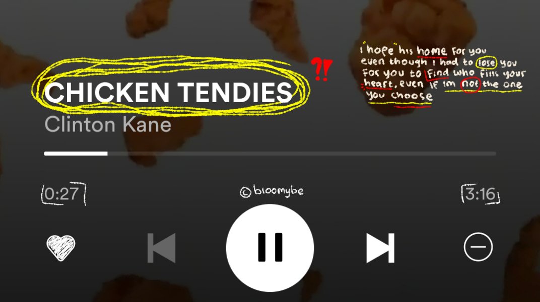 ;Chicken Tendies

—Lee Jeno few tweets au
©bloomybe, 2022