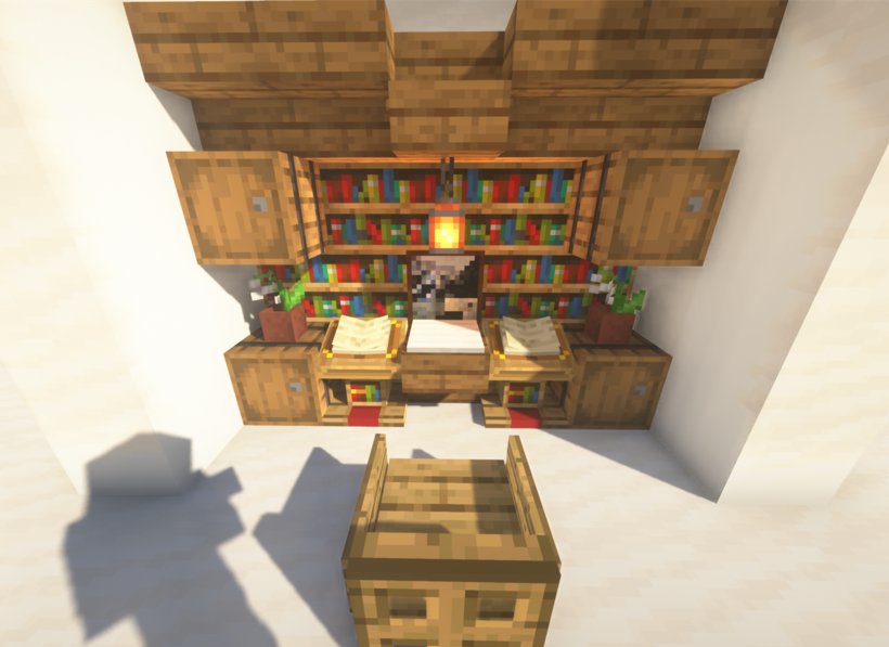 Minecraft風木製デスク インテリア自宅をおしゃれにする 机 7個