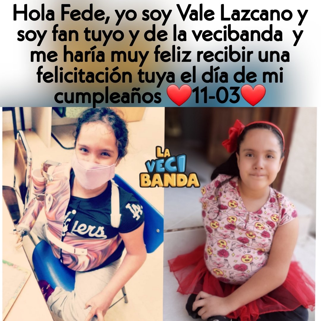 DULCEMAYELI's tweet photo. @fedevigevani Tratando de que me leas 😢 y cumplirle si sueño a mi niña hermosa 🙏❤ https://t.co/KolKCqt1qY