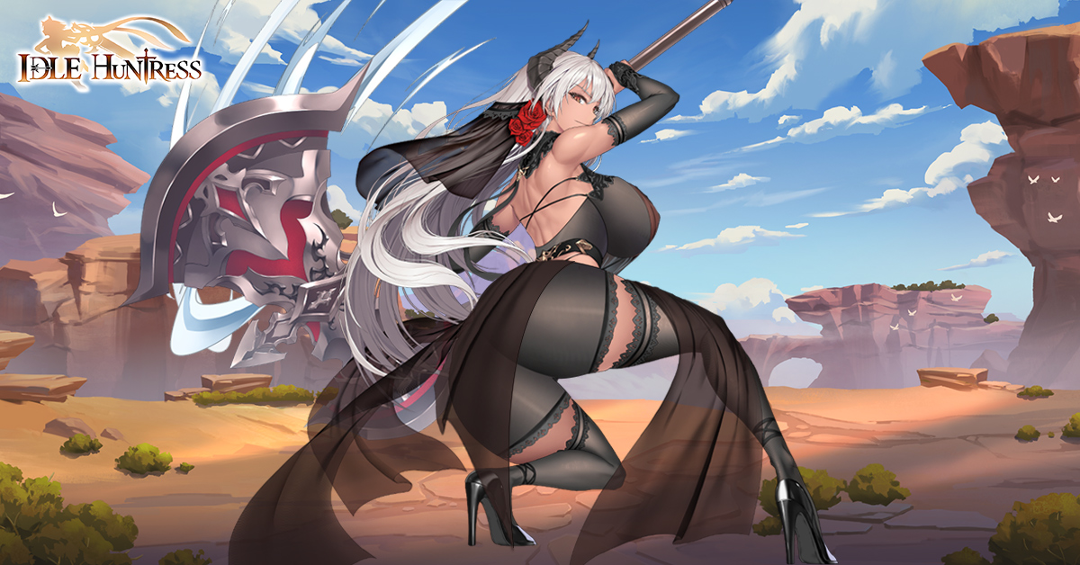 IdleHuntress's tweet photo. Limited time only: INSTALL NOW and claim 40x recruit tickets！🎁🎁🎁
Anime idle game for ACG fans🥰