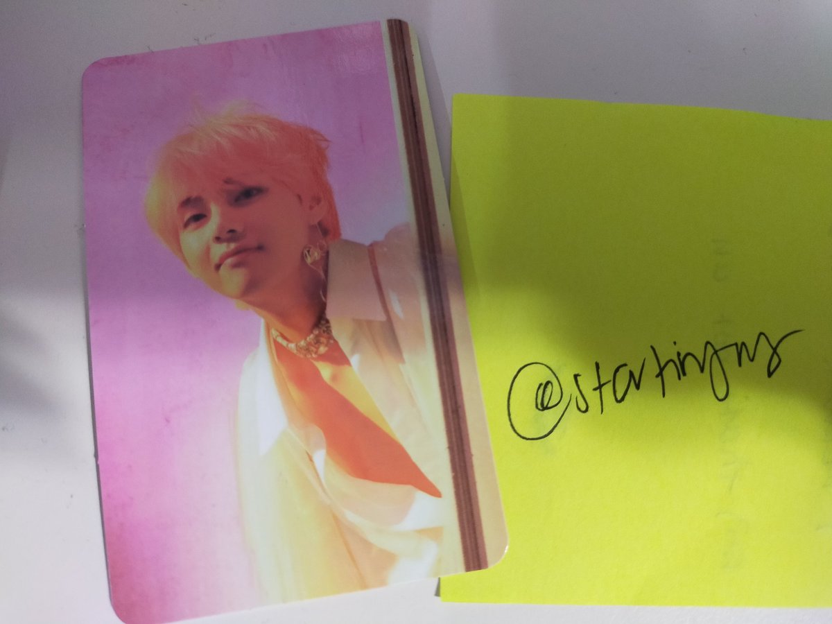 startinymy's tweet photo. WTS V TAEHYUNG ANSWER E PC PHOTOCARD
πRM50 Including postage
π Condition 10/10
#wtsbts #pasarbts #pasarv #wtsv #wtbv @pasarBTS https://t.co/lw9da02JM0