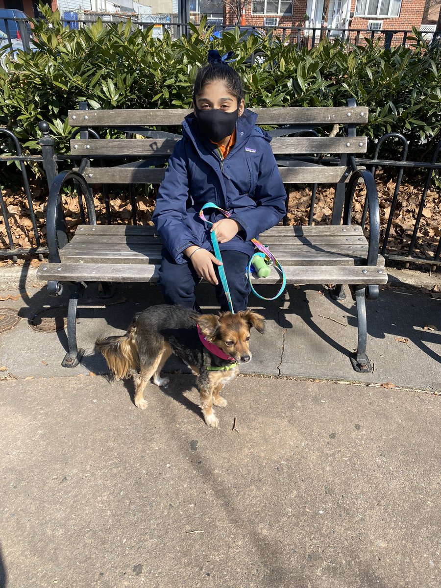 This young lady was so excited to go for a walk with me that we just had to stop and have our picture taken! P.S. I was excited too!