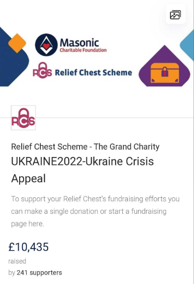 Masonic_Charity's tweet photo. 🥳Wooooooo!

🇺🇦 We just passed £10,000 on our #Ukraine appeal!

💛Want to add to that figure? Visit: https://t.co/0HHc86skTk https://t.co/DFA1doyczD
