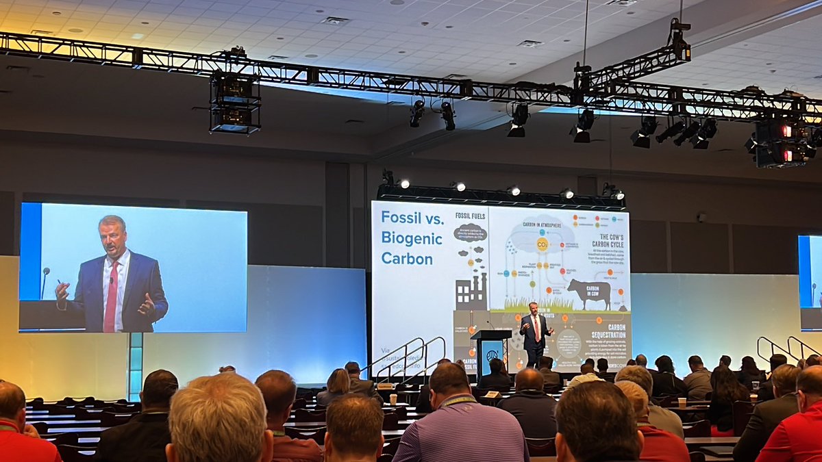 jjboyd80's tweet photo. Attending the @LandOLakesInc Annual Meeting and listening to @GHGGuru giving a keynote on climate. https://t.co/U9F53RHJYh