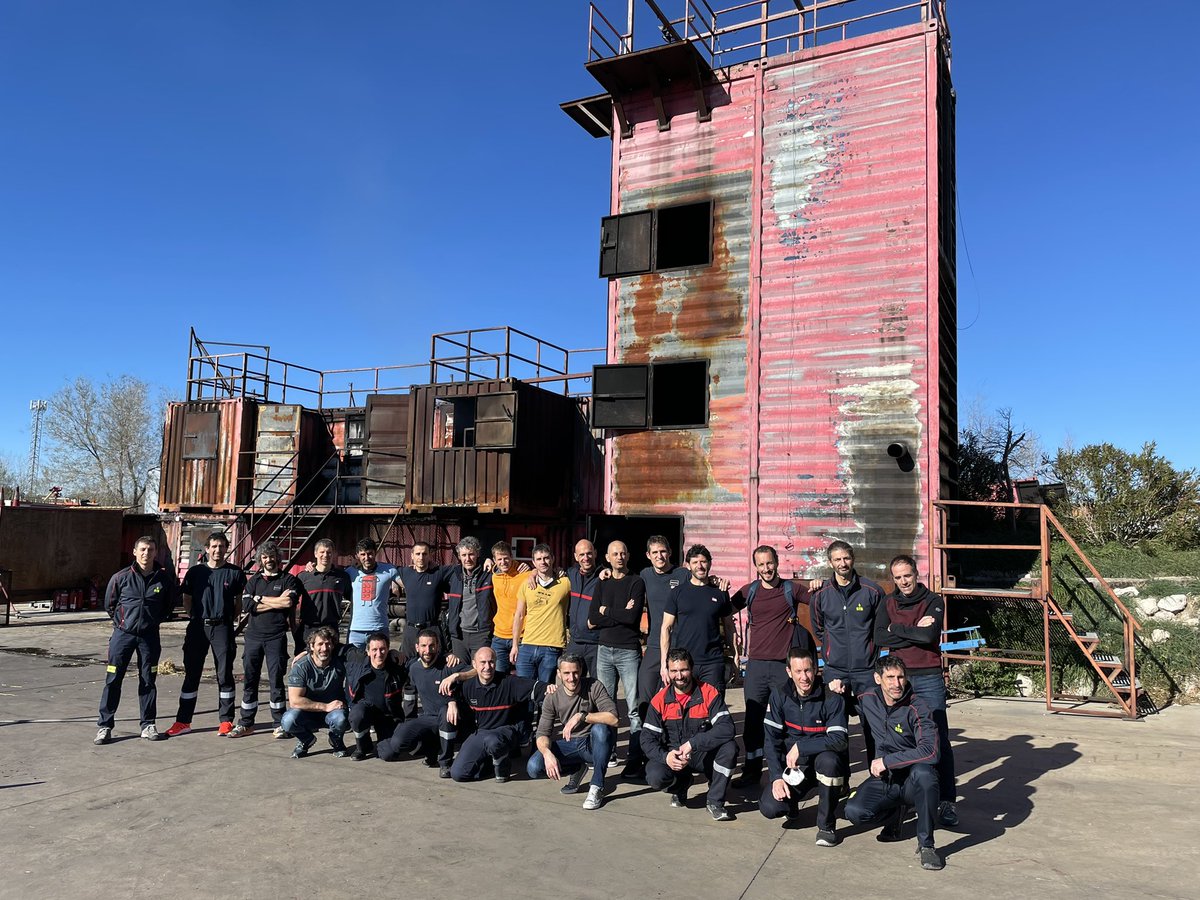 CFA3TFire's tweet photo. Formador formadores bomberos Navarra. https://t.co/UGGBvNcN7a