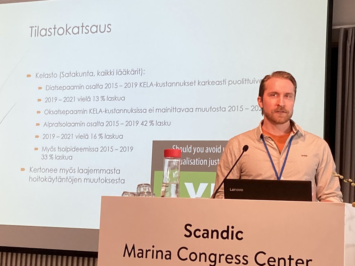 MargareetaHakki's tweet photo. Jasu Meri: tilastot kertovat hoitokäytäntöjen muutoksesta. #pala22 https://t.co/6LgpJJeoyP