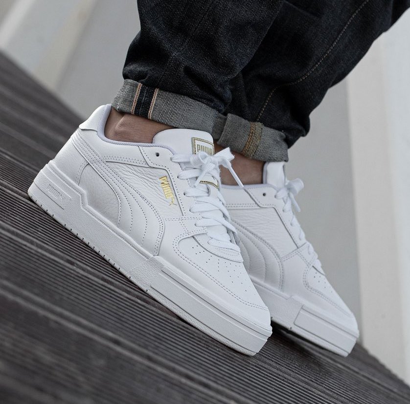 puma ca pro triple white