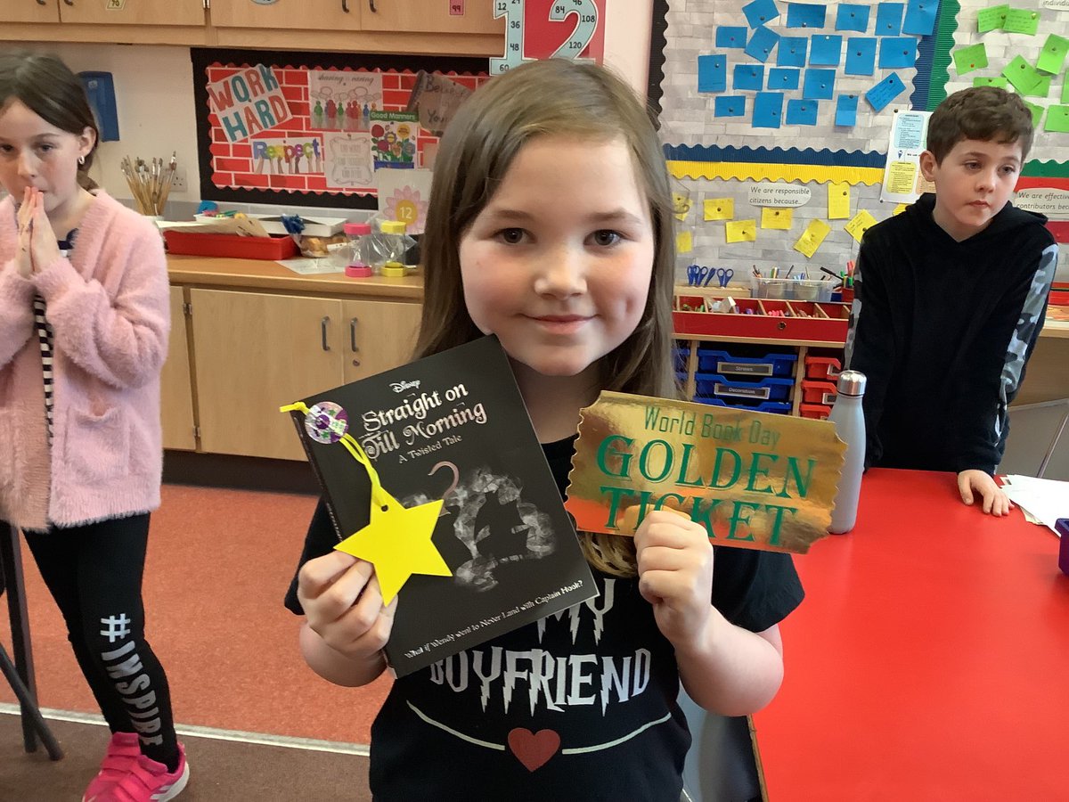 Our Golden Ticket Winner. Celebrating World Book Day.