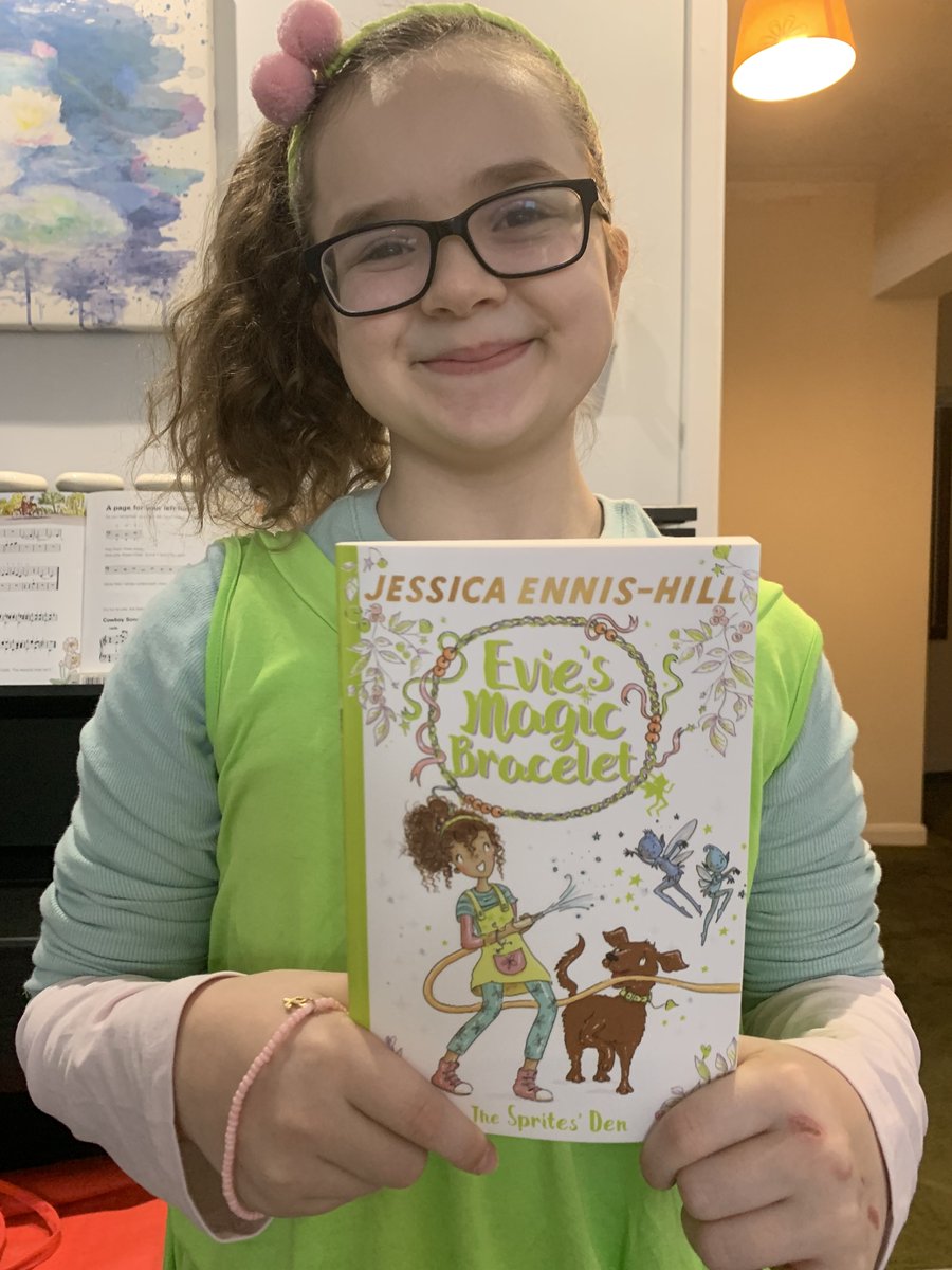 iamdsmith78's tweet photo. Celebrating #WorldBookDay and Evie loved being able to go as Evie’s Magic Bracelet by the wonderful @J_Ennis https://t.co/5PeHF5mUYK