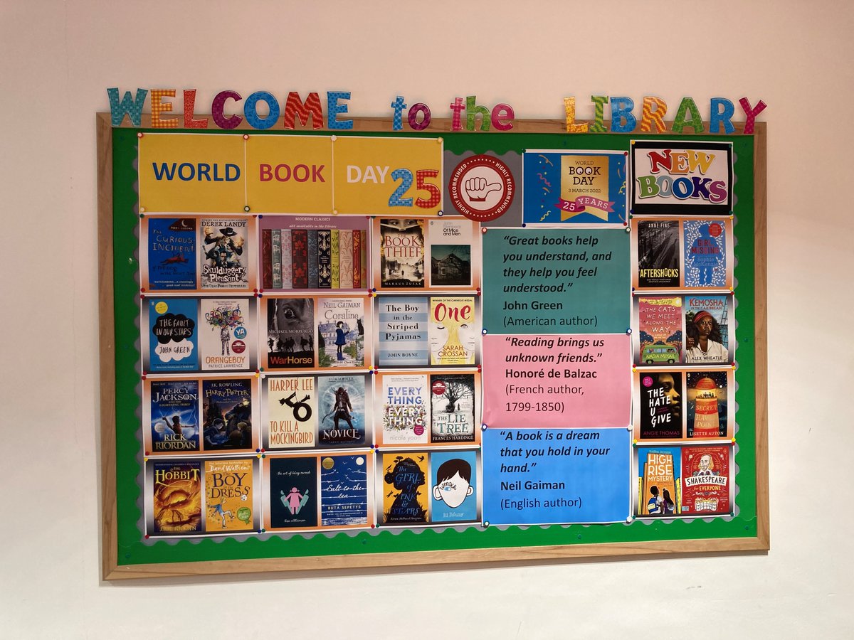 MaidaValeBooks's tweet photo. Happy #WorldBookDay22 from MVS! Celebrating 25 years of promoting reading for pleasure and here’s to many more📚✨#MaidaValeSchool #MaidaValeLovesReading #readingforpleasure #library https://t.co/xz0DjgQd5u