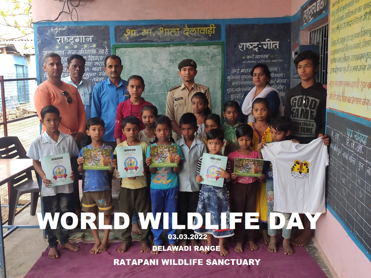 RatapaniWLS's tweet photo. WORLD WILDLIFE DAY
#wlsratapani_Delawadi https://t.co/huElrMAfrY