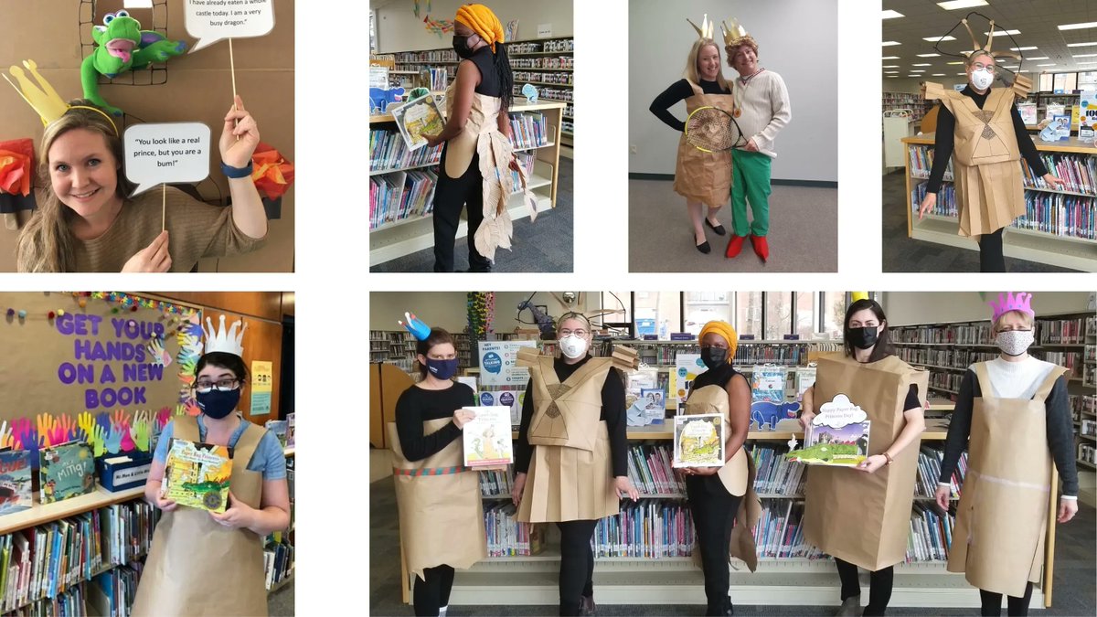 londonlibrary's tweet photo. TOMORROW, March 4 is a PA Day, #LdnOnt and we're celebrating Robert Munsch's #ThePaperBagPrincess for #PaperBagPrincessWeek!
Drop by any #LdnOnt Library location to pick up a PBP Discovery Bag with paper activities (puppets, crown, etc). More info at https://t.co/jsGIVb09pf https://t.co/Nc1VQ1PdLO