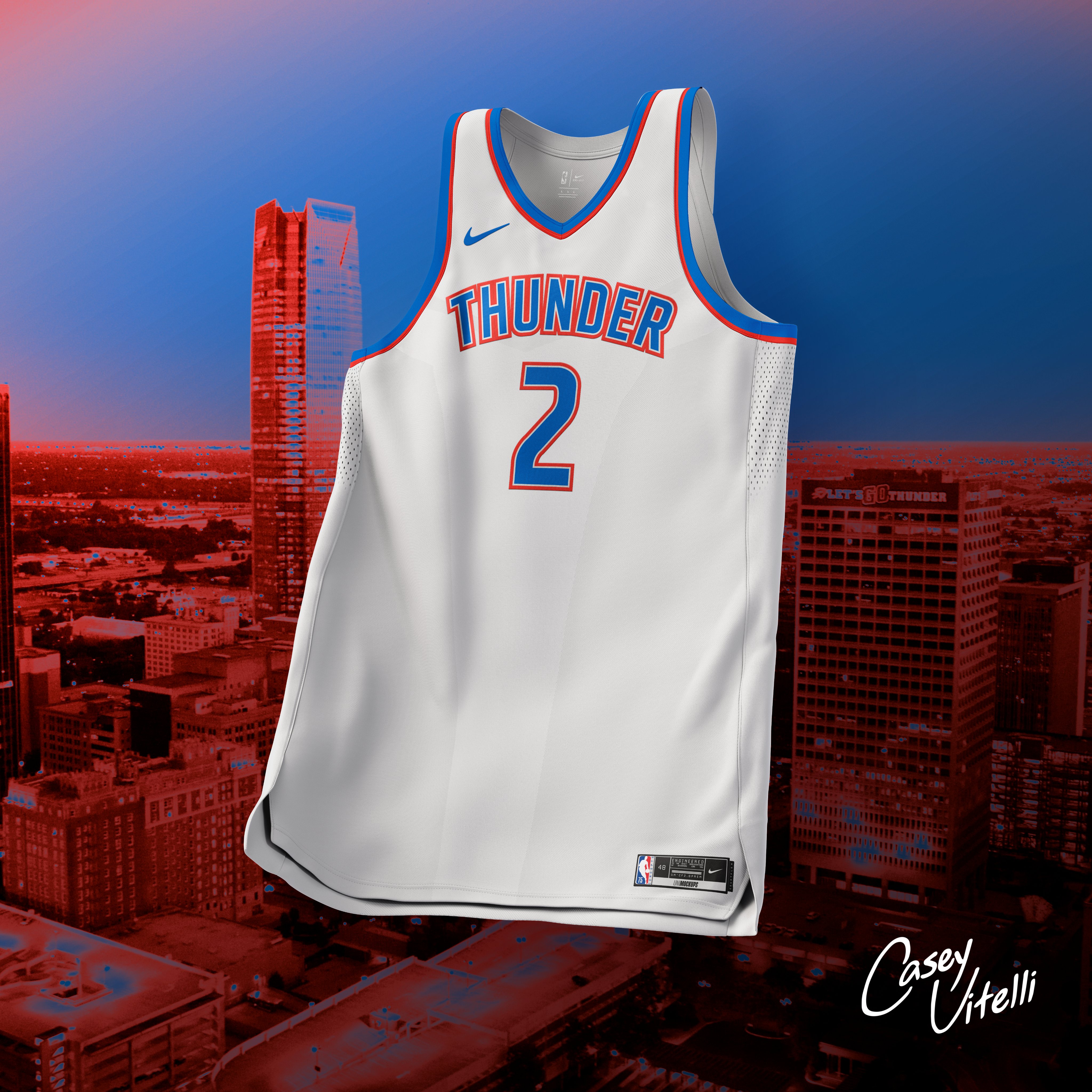 Casey Vitelli on X: Oklahoma City Thunder Concept - Earned